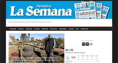 Desktop Screenshot of lasemana.com.uy